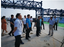 滄州市委常委、常務(wù)副市長和春軍一行 赴我公司調(diào)研生產(chǎn)建設(shè)情況